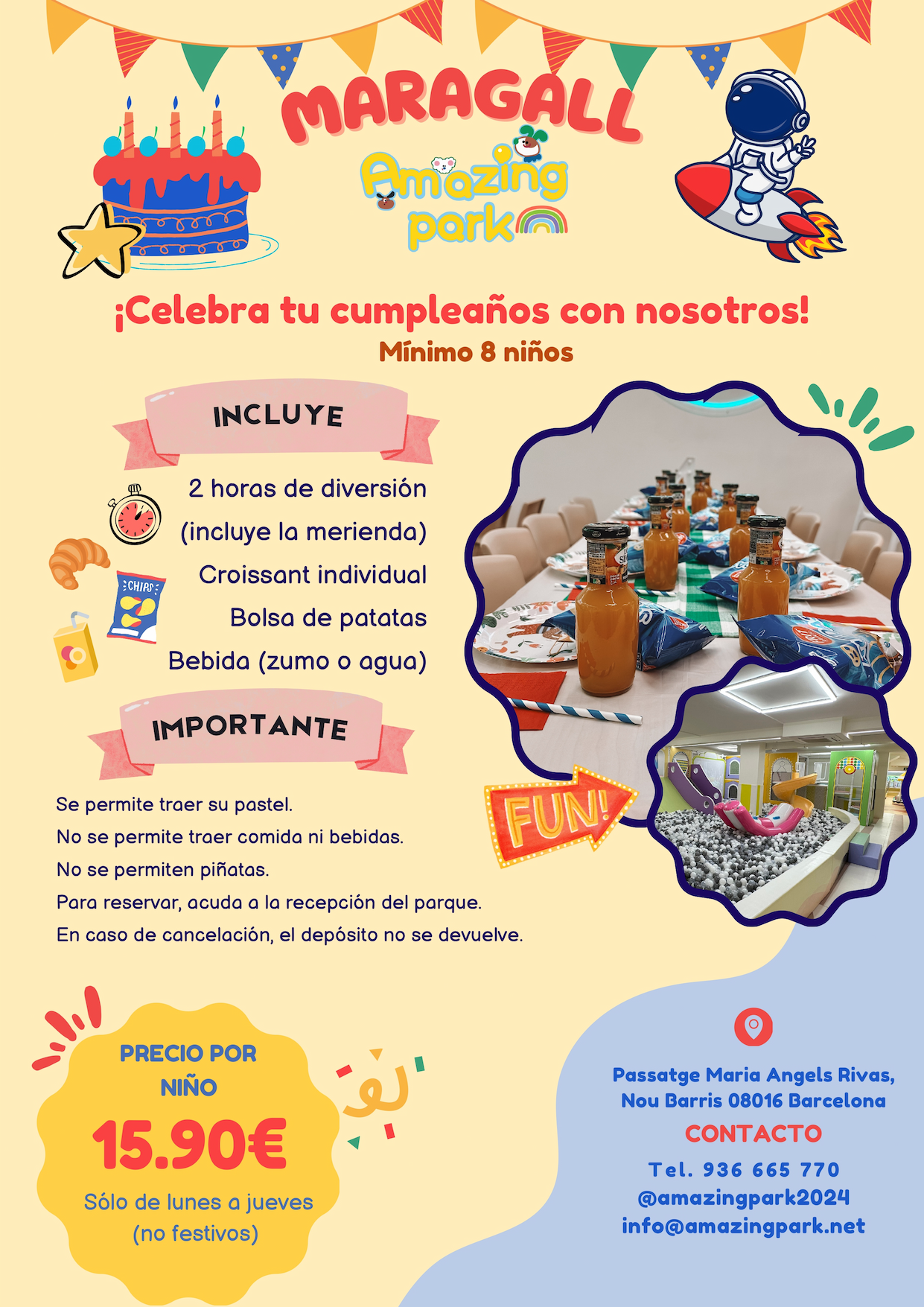 Cumples en Amazing Nou Barris